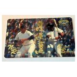 Nolan Ryan / Barry Bonds Limited Edition /1299 1995 Classig Assets Gold $25 Calling Card