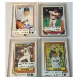 (4) Nolan Ryan Ceramic Limited Edition /5,000 Baseball Cards