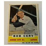 1960 Bazooka Bob Cerv #15 Vintage Baseball Card