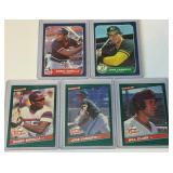 1986 Rookies Lot! - (2) Jose Canseco, (2) bobby Bonilla, Will Clark - Baseball Cards