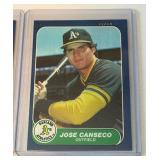 1986 Rookies Lot! - (2) Jose Canseco, (2) bobby Bonilla, Will Clark - Baseball Cards