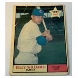 Billy Williams RC 1961 Topps #141 Vintage Roolie Baseball Card (Poor)