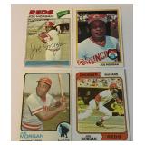 Joe Morgan 4-Card Vintage Baseball Lot 1973-1978