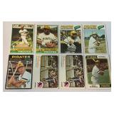 Pittsburgh Pirates 8-Card Vintage Baseball Lot - Stargell, Parker, Mazeroski 1971-1977