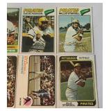 Pittsburgh Pirates 8-Card Vintage Baseball Lot - Stargell, Parker, Mazeroski 1971-1977