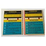 Carl Yastrzemski and Tom Seaver 2-Card 1970 Topps Scratch off Booklets Vintage Baseball Lot