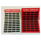 Carl Yastrzemski and Tom Seaver 2-Card 1970 Topps Scratch off Booklets Vintage Baseball Lot
