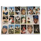 1971 Dell 20 Vintage Baseball Stamp lot w/ Huge Stars - (2) Willie Mays, Bench, Killebrew, Jackson, Seaver, Kaline, Robinson, Yaz, Rose, Gibson, Banks and More