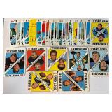 1971 Topps Football Game Cards Partial Set + Extras, 37 Total Cards - Butkus, OJ Simpson, Starr, Unitas, Tarkenton, Sayers and More