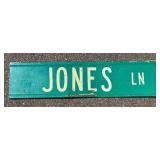 Lafateyye Ln / Jones Ln Collecible Street Sign