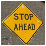 STOP AHEAD Collectible Street Sign