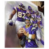 Minnesota Vikings Brett Favre Poster / Print by Jiang Zun Zhong