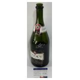 Joe Mauer Autographed w/ PSA DNA COA 2010 Central Division Championship Locer Room Celebration Champagne Bottle - Minnesota Twins
