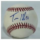 Travis Hafner Autographed Rawlings OMLB Selig Baseball