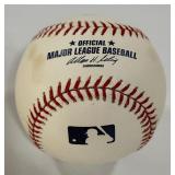 Josh Hamilton Autographed Rawlings OMLB Selig Baseball