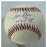 Jim Rice Autographed and Insctibed "M.V.P. 78" w/ JSA COA Rawlings OMLB Selig Baseball