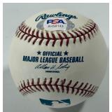 Bob Doerr Autographed w/ PSA COA Rawlings OMLB Selig Baseball - Inscribed "HOF 86"