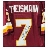 Joe Theismann Autographed and Inscribed "SB XVII CHAMP" Washington Redskins Football Jersey Size XL Reebok NFL Gridiron Classic