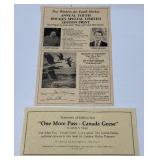 Herb Brooks Autographed James Meger Print "One More Pass - Canada Geese" Framed and Matted w/ COA Paperwork - LIMITED EDITION (1 of 4 Posted In This Auction)