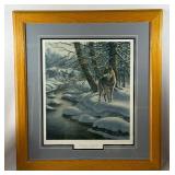 Herb Brooks Autographed James Meger Print "Hidden Game - Timberwolf" Framed and Matted w/ COA Paperwork - LIMITED EDITION (1 of 4 Posted In This Auction)