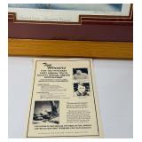Herb Brooks Autographed James Meger Print "Uninvited Guests - Ringnecked Pheasants" Framed and Matted w/ COA Paperwork - LIMITED EDITION (1 of 4 Posted In This Auction)