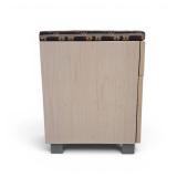 2 Door Wood Cabinet with Cushion Top Dimensions: 36" x 24 x 18"