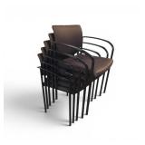 5 Steelcase Players Club that retail for $197 each chair.