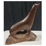 Hand Carved Ironwood Sea Lion