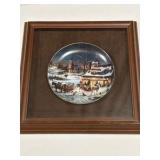 Terry Redlin Framed Plate Art / Picture
