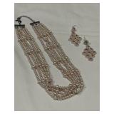 Simply Vera Necklace & Clip On Earrings