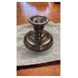 Weighted sterling Silver Candle Holders Set of 2