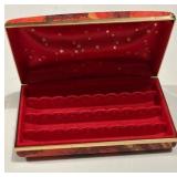 Vintage Travel Bag and Jewelry / Earring Box