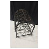Heavy Black Metal Wine Rack
