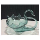 Beautiful Glass Swan and Glass Pitcher