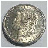 1921 Morgan Silver Dollar