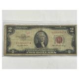 1959 Red Seal $2 Bill