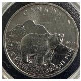 1oz .9999 Silver Canadian Wildlife Coin