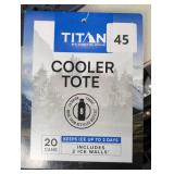 Titan by Arctic Zone 13qt Bucket Cooler with Ice Walls - Arctic Peak: Includes Refreezable Ice Pack