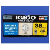 Igloo Wheelie Cool 38qt Rolling Cooler - Blue: Odor & Stain-Resistant