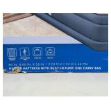 Sealy AlwayzAire Tough Guard Duvet Top Air Mattress Queen with Built-in Dual Pump