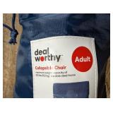Outdoor Portable Camping Chair - dealworthy™ Mineral Blue: Steel Frame