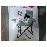 Outdoor Portable Camping Chair dealworthy™ - Sage Green: Steel Frame