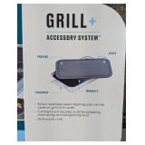 Charbroil Deep Dish and Cutting Board Stainless Steel Heat-Resistant Grill Topper Black/Silver