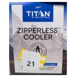 Titan by Arctic Zone 16 Can Zipperless Soft Sided Cooler - Castle