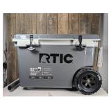 RTIC Outdoors 78 Cans/52qt Ultra-Light Wheeled Hard Sided Cooler - Gray