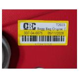 Bogg Bag Original Bullseye Tote Bag - Red: Hardside Vinyl Handbag with Removable Pouch