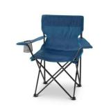 Outdoor Portable Camping Chair - dealworthy™ Mineral Blue: Steel Frame