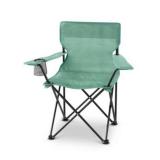 Outdoor Portable Camping Chair dealworthy™ - Sage Green: Steel Frame