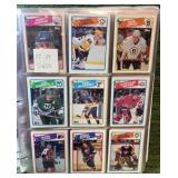 1988-89 Topps NHL Hockey Complete Set in Binder (Brett Hull Rookie)