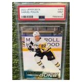 2022-23 Upper Deck #453 Samuel Poulin Young Guns PSA 9